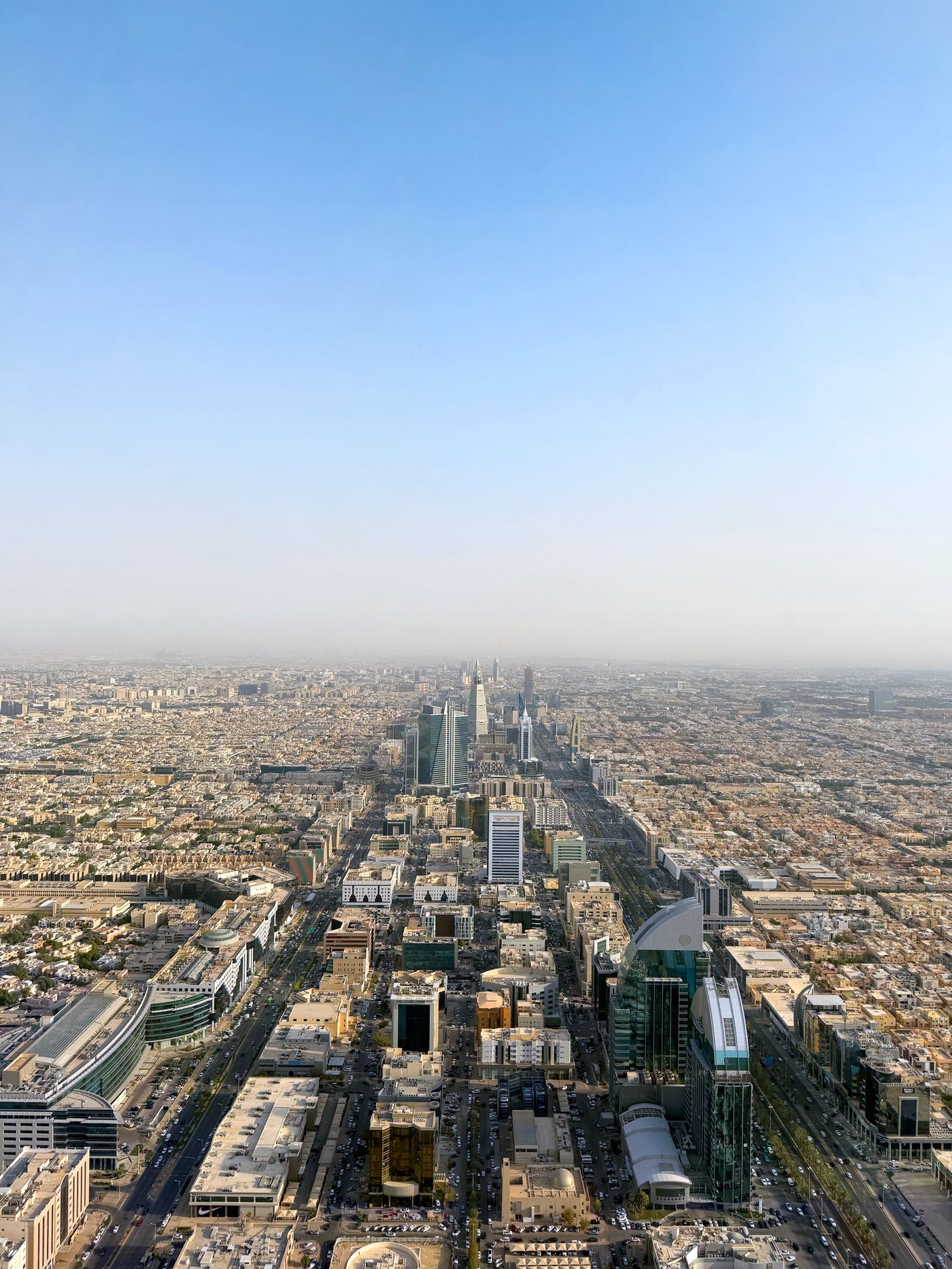 Aerial view of Riyadh