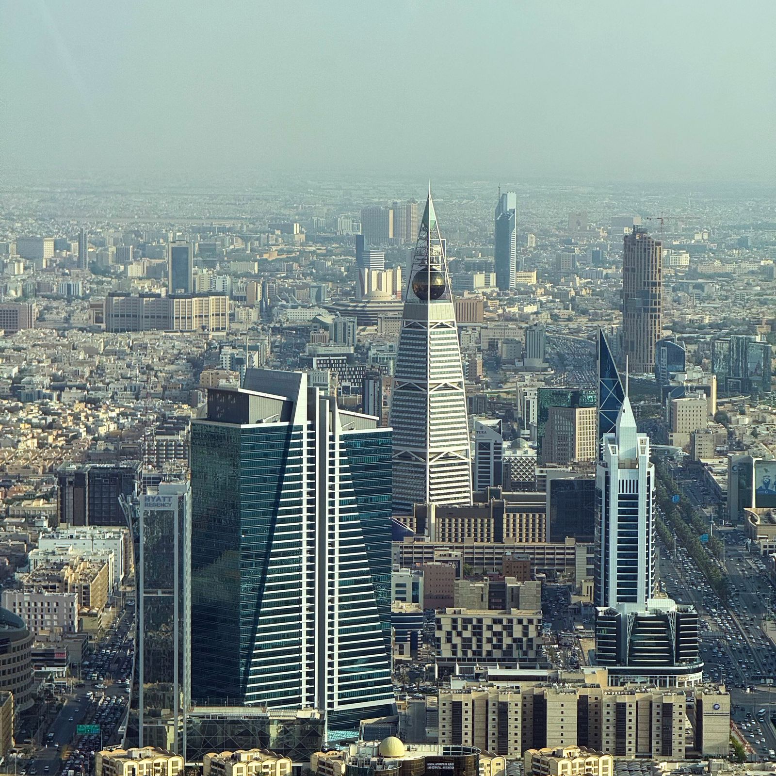Riyadh skyline with the King Abdullah Financial District towers