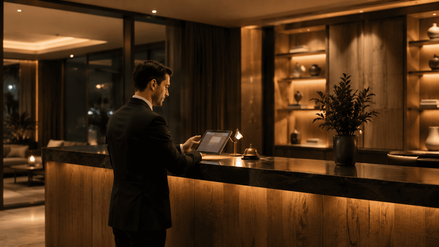 Completed reception fit-out