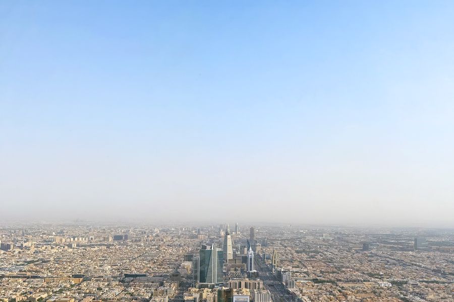 Aerial view of Riyadh